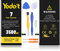 Yodoit Batteria per iPhone 7 Batteria di Ricambio, 4500mAH Batteria Li-ion Alta Capacità 0 Ciclo Li-ion Batteria con Kit Sostituzione