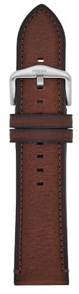 Fossil Uhrenband für Herren 24 mm LiteHide-Leder braun, S241097