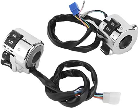 Paar Lenker Schalter Steuerknopf für Blinker Scheinwerfer Horn 25mm Universal