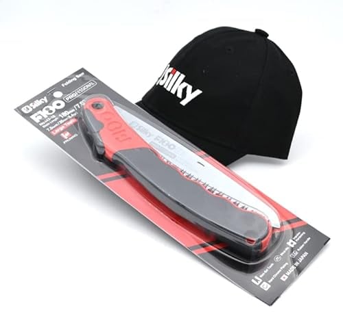 Silky F180 Folding Pruning Saw c/w Baseball Cap