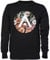 Capzy Aveda-Blume-Logo Schwarz Jumper Sweatshirt Unisex Herren Damen Black Unisex Jumper