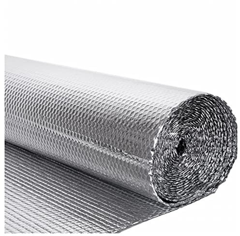 Radiator Reflector Foil Reflective Radiator Insulation Foil Self-sticky Reflective Aluminum Insulation Roll 4-5mm Thermal Foil Shielded Reflector Air Bubble Foil Steam Barrier Is Suitable For The Lof