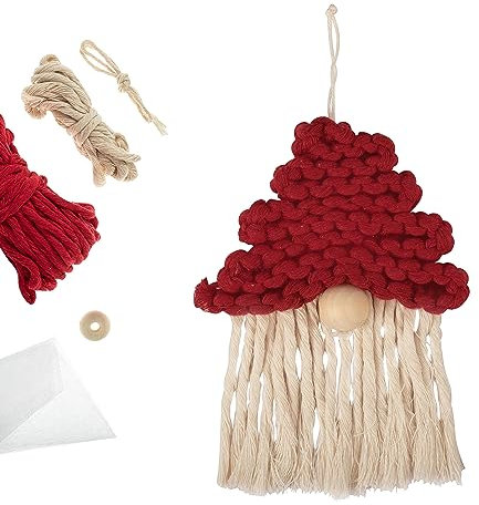 Trimits Makramee-Dekorationsset zum Selbermachen, festlicher Gonk