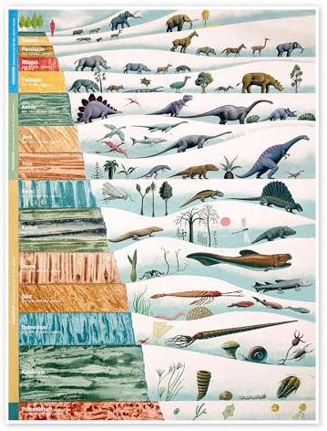 Posterlounge Dinosaurier und Erdgeschichte Poster | 30 x 40 cm Wandbilder Wanddeko