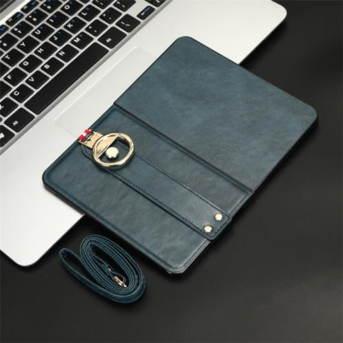 BAILI Case for Microsoft Surface Duo with Lanyard, Strap Holder, Bottle Opener, Blue