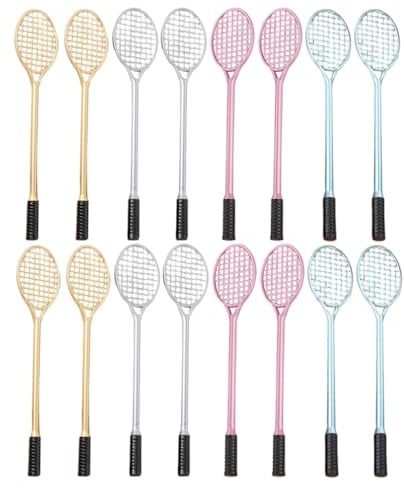 EXCEART 20 Stück Tennisschläger-Gel-Tintenstifte Cartoon-Schlägerstifte Niedliche Kawaii-Stifte Neuartige Sport-Signaturstifte Studenten-Schreibstifte Geburtstagsgeschenke Für Zuhause