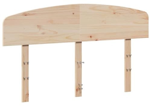 vidaXL Tête de Lit, Panneau de Lit avec Cadre en Bois, Accessoire de Lit, Meuble de Chambre à Coucher Maison, 150 cm Bois Massif de Pin