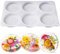 LET'S RESIN Moules en résine extra profonds en silicone, grands moules en silicone à 6 cavités pour résine, moules ronds en silicone pour résine époxy, tapis de tasses, loisirs créatifs