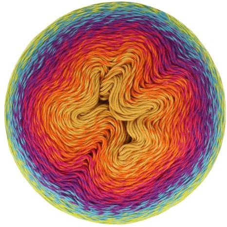 Scheepjes Whirl Yarn - 1000m Rainbow Popsicle