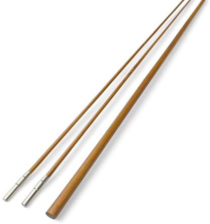 ZHUSROD 7wt | 2,4 m | 3 pièces | Canne à mouche vierge en bambou | Dickerson 801611-D Taper (virole, seulement 1 pointe)