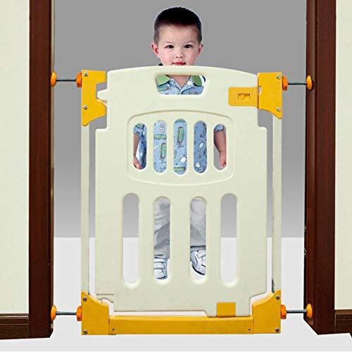Puerta para Mascotas, Corrales para Mascotas, Puertas de Seguridad para Interiores, Puerta para bebés Extra Ancha, Puerta para Mascotas con presión Ajustable, 72 cm - 116 cm, Escalera, Baran