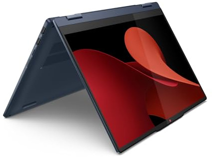 Lenovo IdeaPad 5 | 14 Inch OLED Touchscreen 2-in-1 Laptop | AMD Ryzen 7 8845HS Octa Core | 16GB DDR5-6400MHz RAM | 512GB NVMe SSD | Windows 11 Home | Cosmic Blue