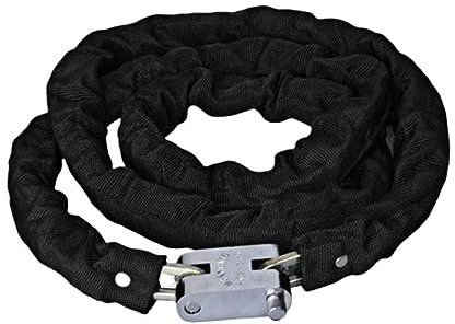 SKISUNO 120cm Heavy Duty Anti-Theft Chain Lock for Bikes Motorcycles High Security Cut Proof Motorcycle Lock Reminder