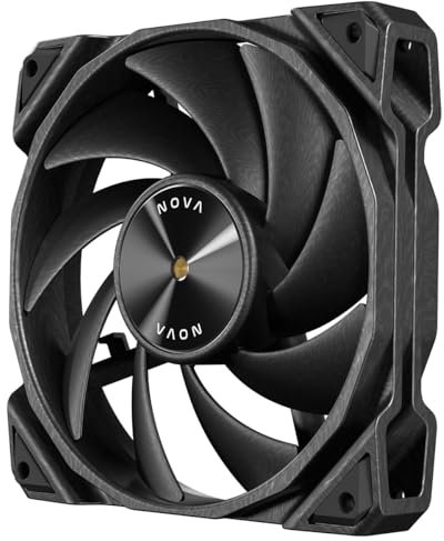 Antec NOVA 120 PWM Fan - High-Performance Cooling - Black - 3 Pack