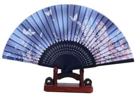 HOLIDYOYO Squisito Ventilatore Pieghevole Portatile Design Pieghevole per Spettacoli Teatrali da Viaggio