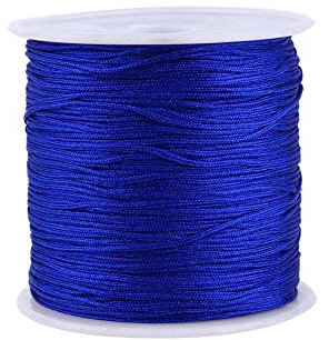 Cordon de Noeud Chinois 100M X 0.8mm, Cordon de Fil en Nylon pour macramé pour Bracelets et Colliers