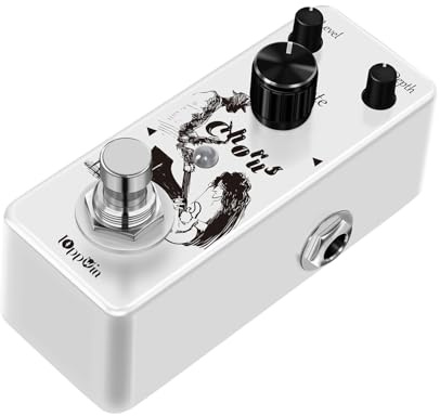 IOppWin Analog Chorus Pedal - Warmes, Klares Chorus-Klang für Rock, Blues & Post-Rock | Metallgehäuse | True Bypass | Mini-Format Gitarreneffekt