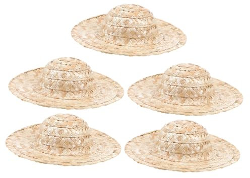 BEBEMOKO 5piezas Sombreros De Decorativos Accesorios Para Manualidades Fotos y Decoración