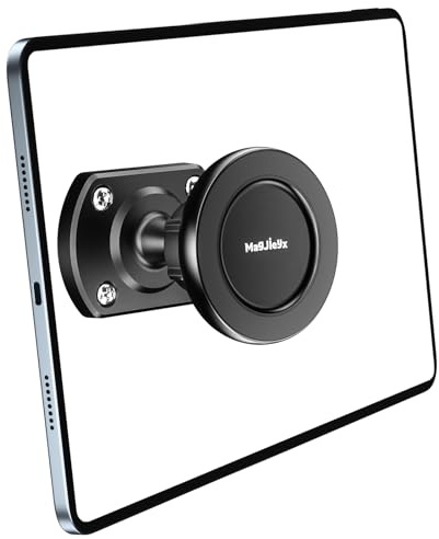 MAGJIEYX Tablet Wandhalterung, 360° Drehbar iPad Halterung mit Bohrerbasis für Küche Gym Badezimmer Fest an Wandschränken Befestigt Geeignet für iPad Pro Air Mini Tablets Telefone alle 6-12.9 Gerät