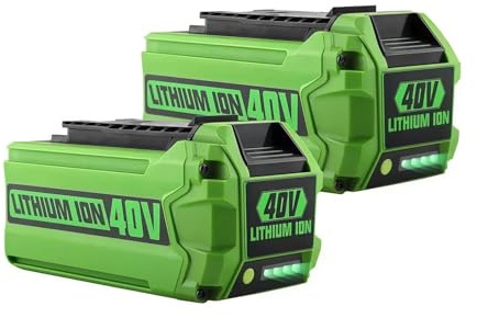 40-V-Li-Ionen-Akku, 6 Ah, Kompatibel Mit GreenWorks G-MAX, Ersatzakku For Rasenmäher-Elektrowerkzeuge(2pcs 6Ah Battery)