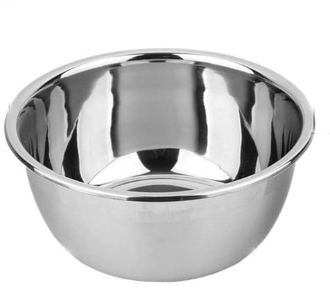 Notcilgias Edelstahl Schüssel,Rührschüssel Edelstahl, Multifunktional Metallschüssel, Küchenschüssel Salatschüssel, Spülmaschinengeeignet, 1Stück,50 cm (50CM)