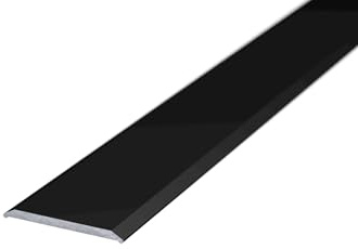 Prinz Übergangsprofil Nr. 114, 24 mm, 1,00 m, schwarz pulverbeschichtet, selbstklebend, Aluminium EN AW 6063