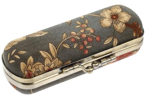 Lippenstifthalter für Damen mit Spiegel, Aluminiumlegierung, Silber | Leichtes Etui für Camping und Geburtstag, Schützt Kosmetik, Elegant und Retro, für Freundin und Mutter