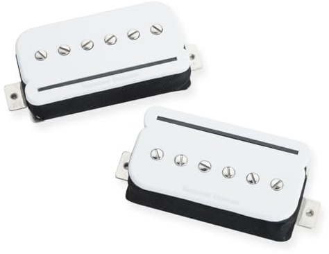 Seymour Duncan P-Rails - Set - White - High Output Electric Guitar Pickup