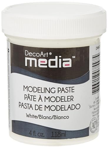 DecoArt Media White Media Modelling Paste, Multi-Colour
