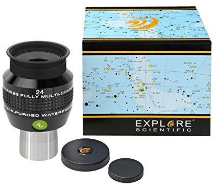 Explore Scientific 68° Ar Okular 24mm (1,25) mit EMD-Mehrschichtvergütung und Argonfüllung
