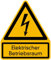 LEMAX® Warnschild, Kombischild, Elektrischer Betriebsraum Kunststoff gelb/schwarz/Randfarbe: schwarz 200x237mm