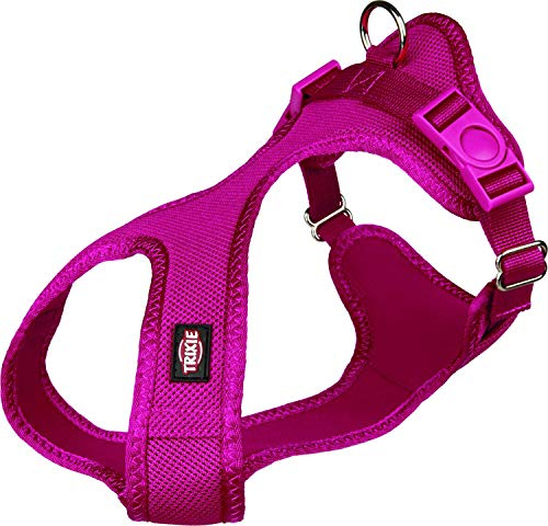 Trixie Soft Hundegeschirr, 30–45 cm x 15 mm, Fuchsia