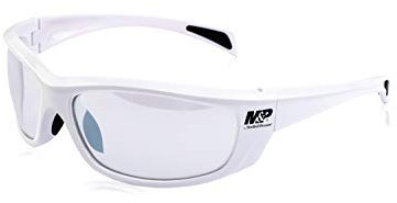 Smith & Wesson M&P Accessories 1108265-SSI Whitehawk Full Farm Schießbrille, glänzend, Weiß/Transparent – Multi, N/A