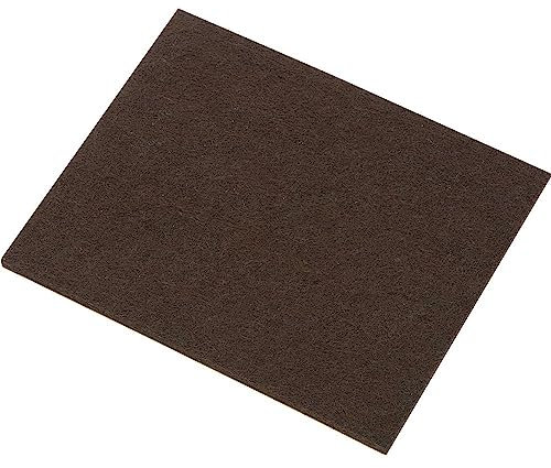 TRU Components 530777 FP8005BN Filzgleiter selbstklebend Braun (L x B x H) 100 x 80 x 4mm, 5 Stück