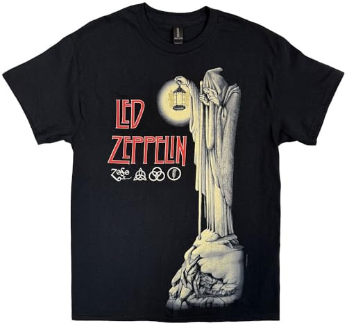 Led Zeppelin Men's Hermit T-Shirt Black Small