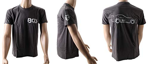 BGS 90012 Vintage T-Shirt | Größe S | Rundhalsausschnitt | waschbar bei 40 °C | Regular Fit | 100 % halbgekämmte ringgesponnene Baumwolle
