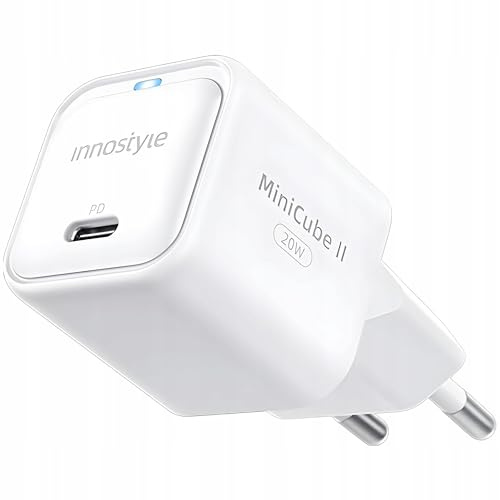 INNOSTYLE Ladegerät USB C 20W Schnellladegerät USBC Handy Adapter Netzteil für iPhone 16 15 14 Pro Max 13 12 11 SE 2020 XS XR 8 7 Fast Charger PD Ladestecker Ladeadapter