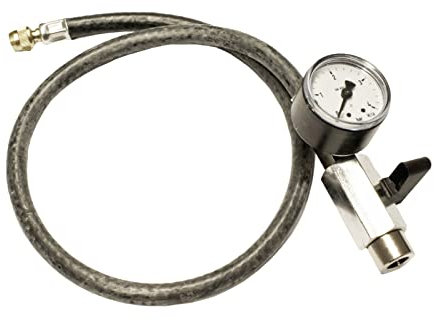 Fermit Adapter für Gefäßfüller mit Manometer Adapter-Manometer-Absperrhahn Füllarmatur