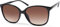styleBREAKER Damen Oversize Sonnenbrille mit ovalen Gläsern | Kunststoffrahmen im Retro Style mit UV400 Schutz | Verlaufstönung & großes Sichtfeld, Gestell Schwarz/Glas Braun Verlauf