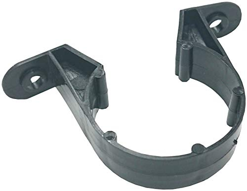 Lot de 50 colliers de serrage pour tuyau de vidange Gris 32 mm