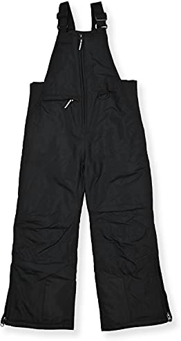 Arctic Quest Unisex Jungen und Mädchen Ski & Snow Bib Overall, Schwarz:, 10/12