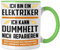 Trendation - Elektriker Geschenke für Männer Tasse Geschenk Elektriker Elektroniker Geschenkidee (Grün)