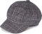 styleBREAKER Damen Bakerboy Schirmmütze mit Glencheck Karo Muster, Ballonmütze, Bakerboy Schiebermütze, Newsboy Cap 04023068, Farbe:Schwarz-Creme