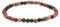 Lebensquelle Plus Mini Kugelarmband | 4mm | Hochwertiges Edelsteinarmband (Rhodonit)