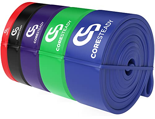 Coresteady Fitnessband und Gummiband Sport – Robustes Klimmzugband aus Gummi für Männer und Frauen – Krafttraining und Muskelaufbau – Training, Fitness, Klimmzughilfe – Fitness Band