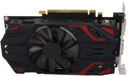 Mavis Laven Gaming Graphics Card, GTX550Ti 4GB 128Bit GDDR5, 783MHZ 3400MHZ Memory Frequency, Support for CUDA, 3D Stereoscopic Display, for Gaming Desktop PC, HDMI VGA DVI