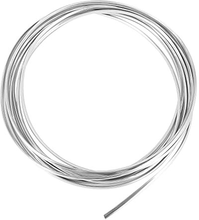 Graootoly Bande de moulage chromée, de porte voiture, Protection anti-rayures, Argenté, 6 m