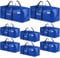 ClearSpace Heavy Duty Moving Boxes or Storage Bags – Storage Bins with Lids, Large Moving Bags with Backpack Straps & Handles – Moving Supplies for College Dorm or Christmas Decorations, 8 Pack