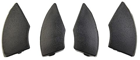 4 Stück for Fiat 500 Radio-CD-Knöpfe SCHWARZ Trim Mold Cover Removal Autoersatzzubehör