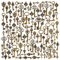 I LOVE MOM 200 Stk Vintage Schlüssel Anhänger Skelett Schlüssel Deko für Halskette Herstellen Schmuck Schlüssel zum Basteln DIY Dekoration Weihnachten Party